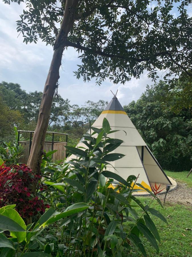 Bosque De Aventura & Glamping Refugio Del Bosque 호텔 라 메사 외부 사진