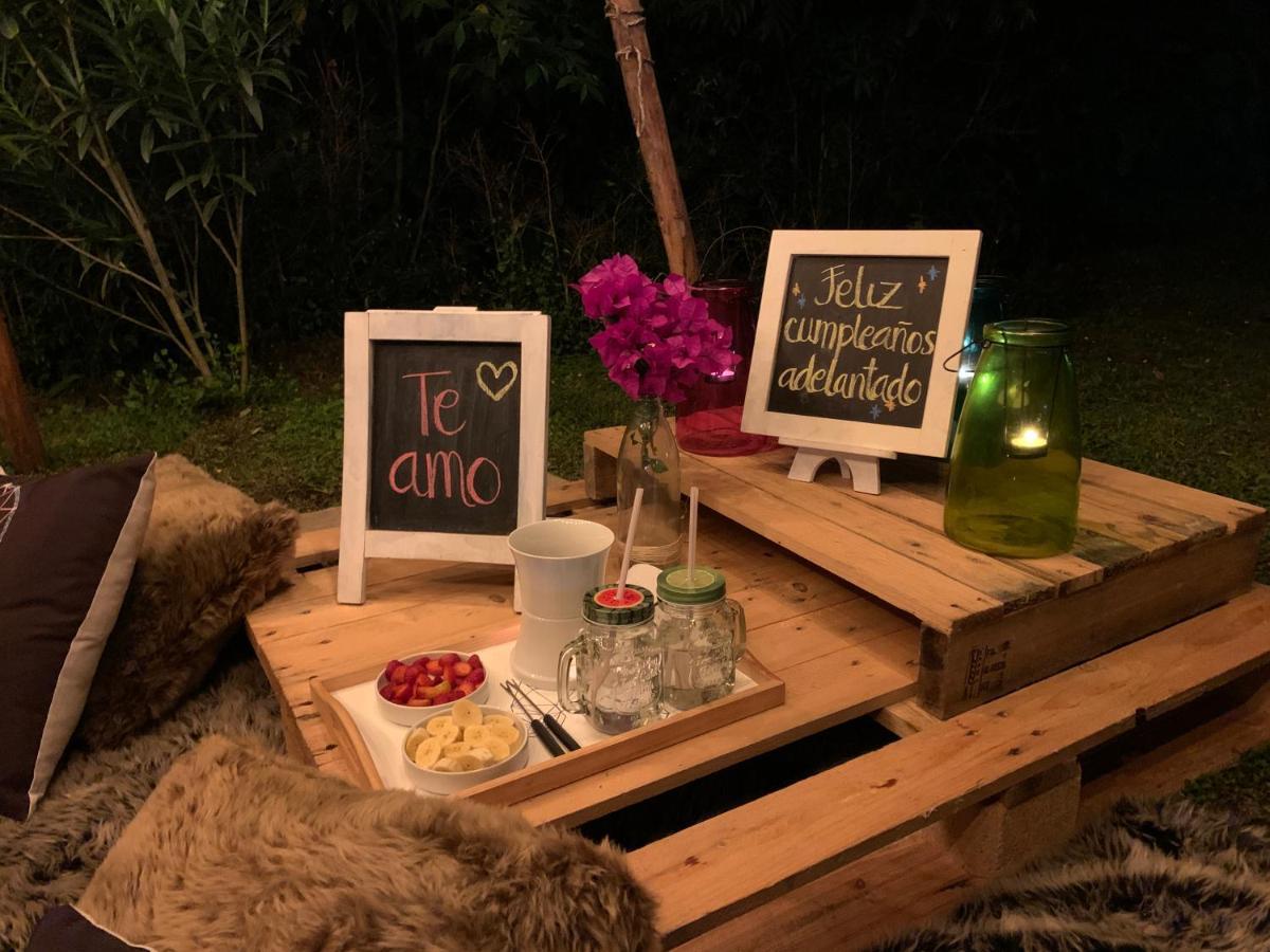 Bosque De Aventura & Glamping Refugio Del Bosque 호텔 라 메사 외부 사진
